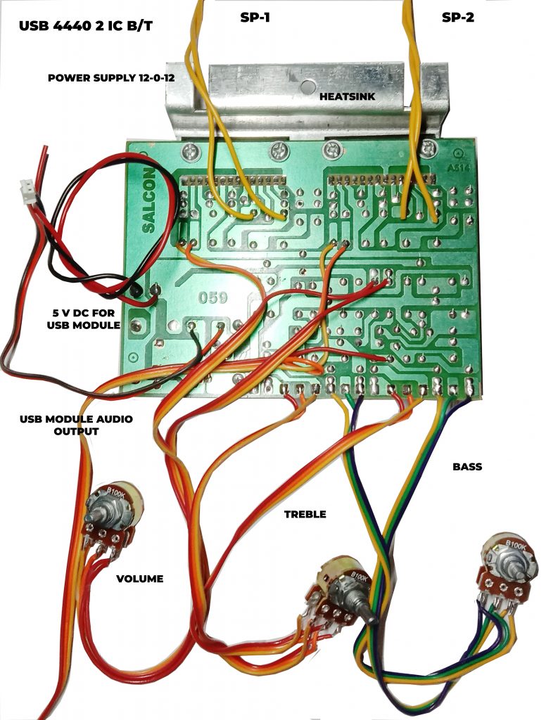 USB 4440 2 IC B/T PRO LOGIC BOARD