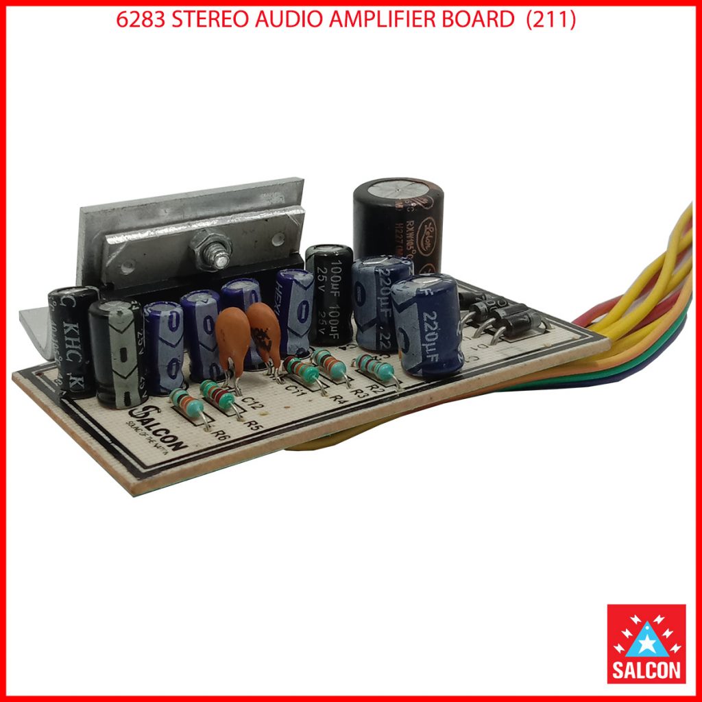 6283 STEREO AUDIO AMPLIFIER BOARD (211) Salcon Electronics
