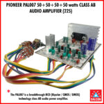 Pioneer PAL007 200w 4 Channel Class AB Audio Amplifier Board (225)