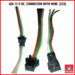 LED 12 V DC  CONNECTOR WITH WIRE  (223)