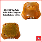 SALCON 3 Way Audio/Video AV RCA Composite Switcher & Splitter (283)