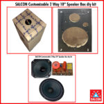 Salcon Customizable 2 Way 10” Speaker Box DIY kit (292)