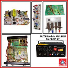 SALCON PA Mobile Amplifier With Siren  DIY KIT (312)