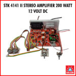 Salcon STK 4141 II Stereo Amplifier 200w 12v DC Red Ice Series (326)