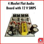 4 Mosfet Flat Audio Board with 12 V SMPS