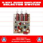 Salcon 3-Way Audio Amplifier Selector Switch (450)
