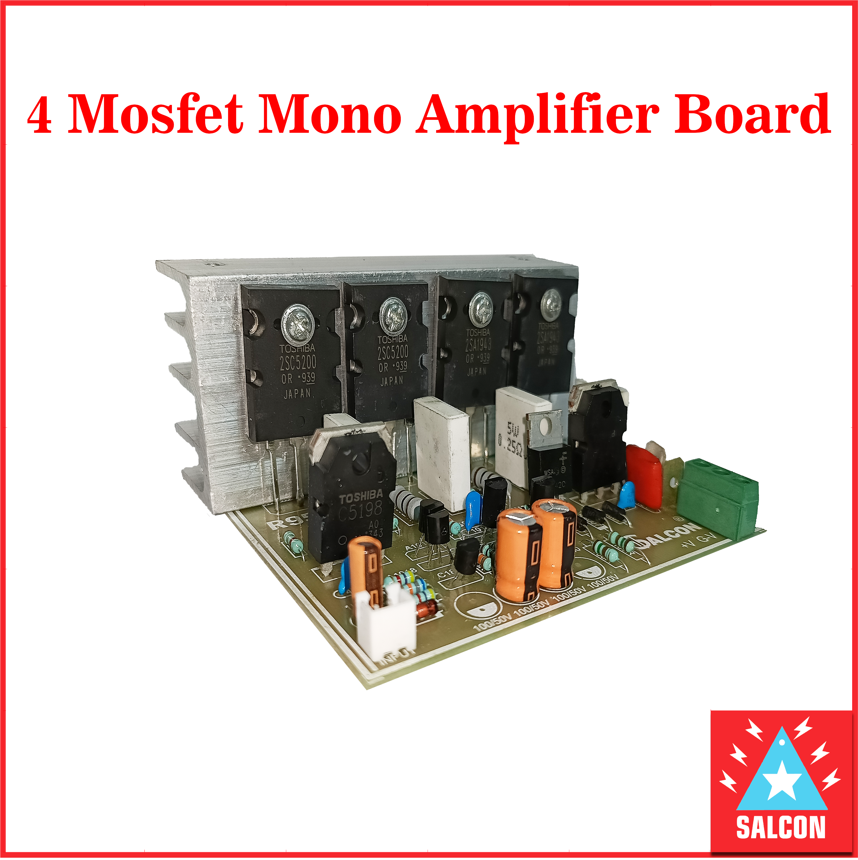 4 Mosfet Mono Amplfier Board New Generation (186)