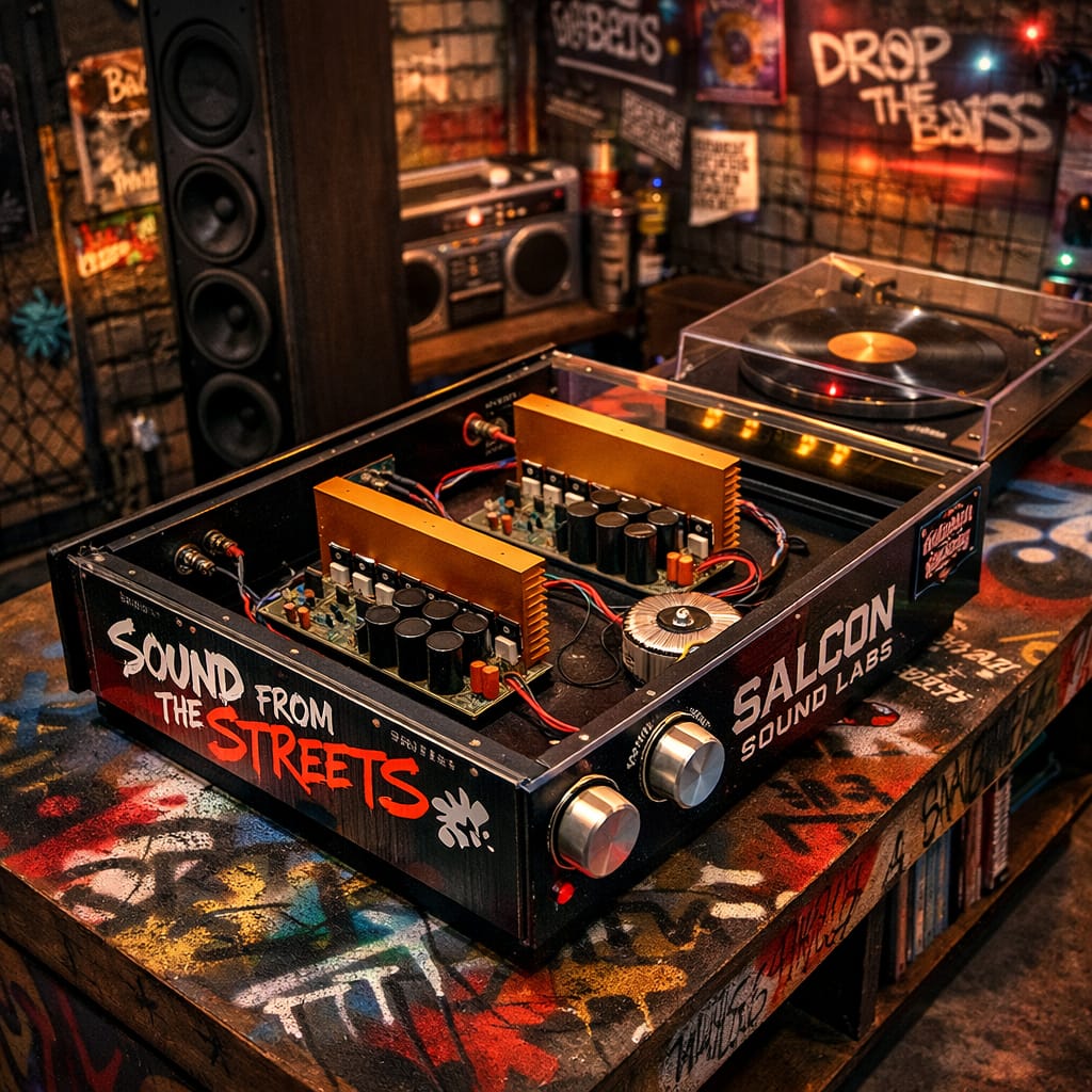 Salcon 8 Transistor Mono 400w with Supply Amplifier Board (900)