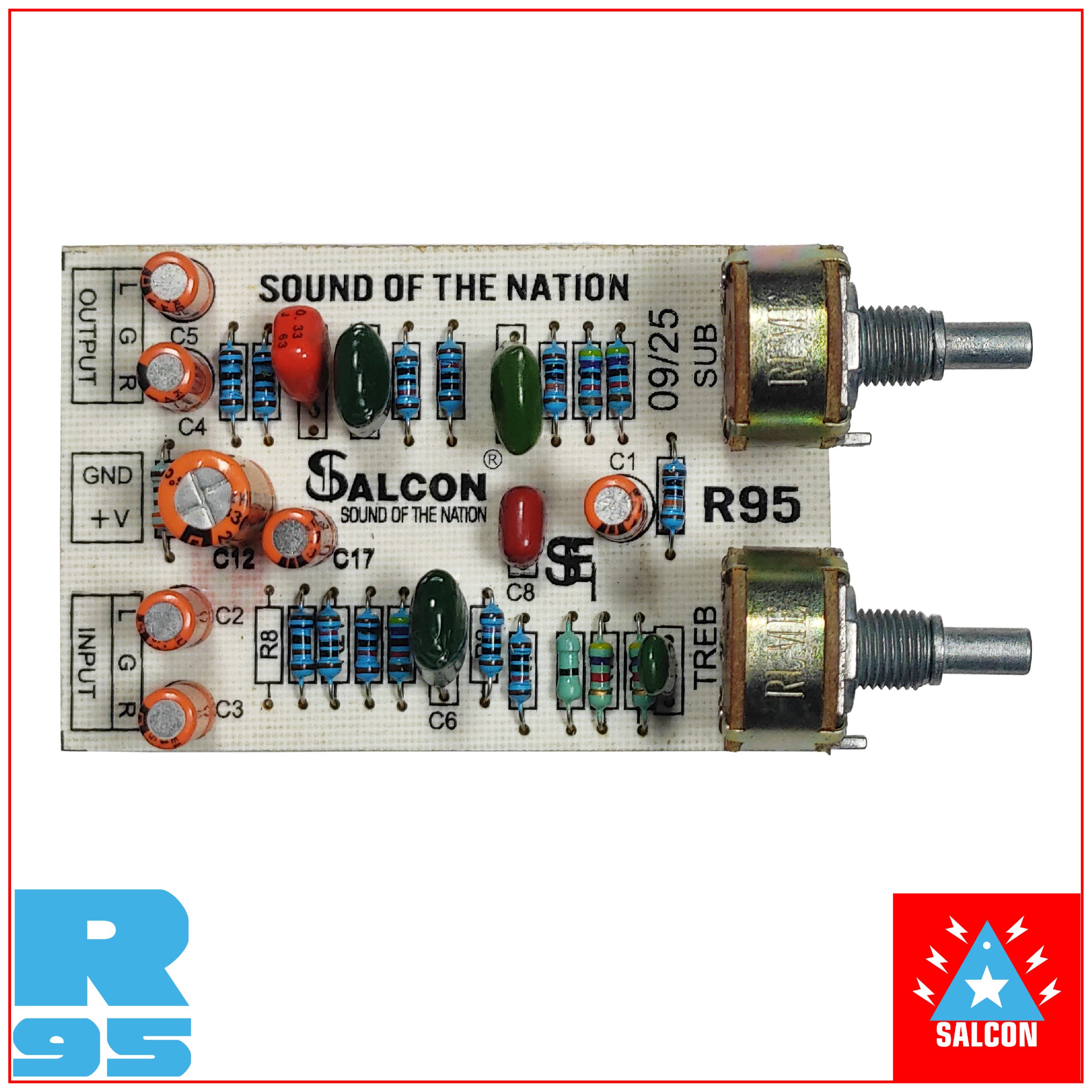 Salcon 1.1 Preamp For Subwoofer & Treble (938) -2025