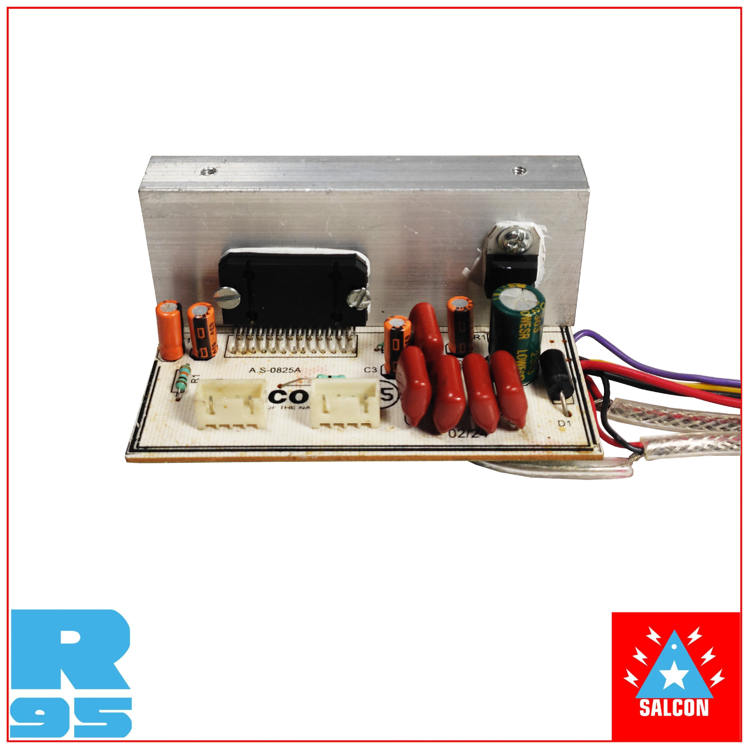 Salcon 7388 IC Small Audio Amplifier 4 Channel with 7805 (943)- 2025