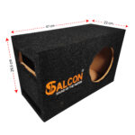 Salcon 8″ Universal Car Subwoofer Enclosure with Premium Black Carpet Finish (949)- 2026 - Image 7