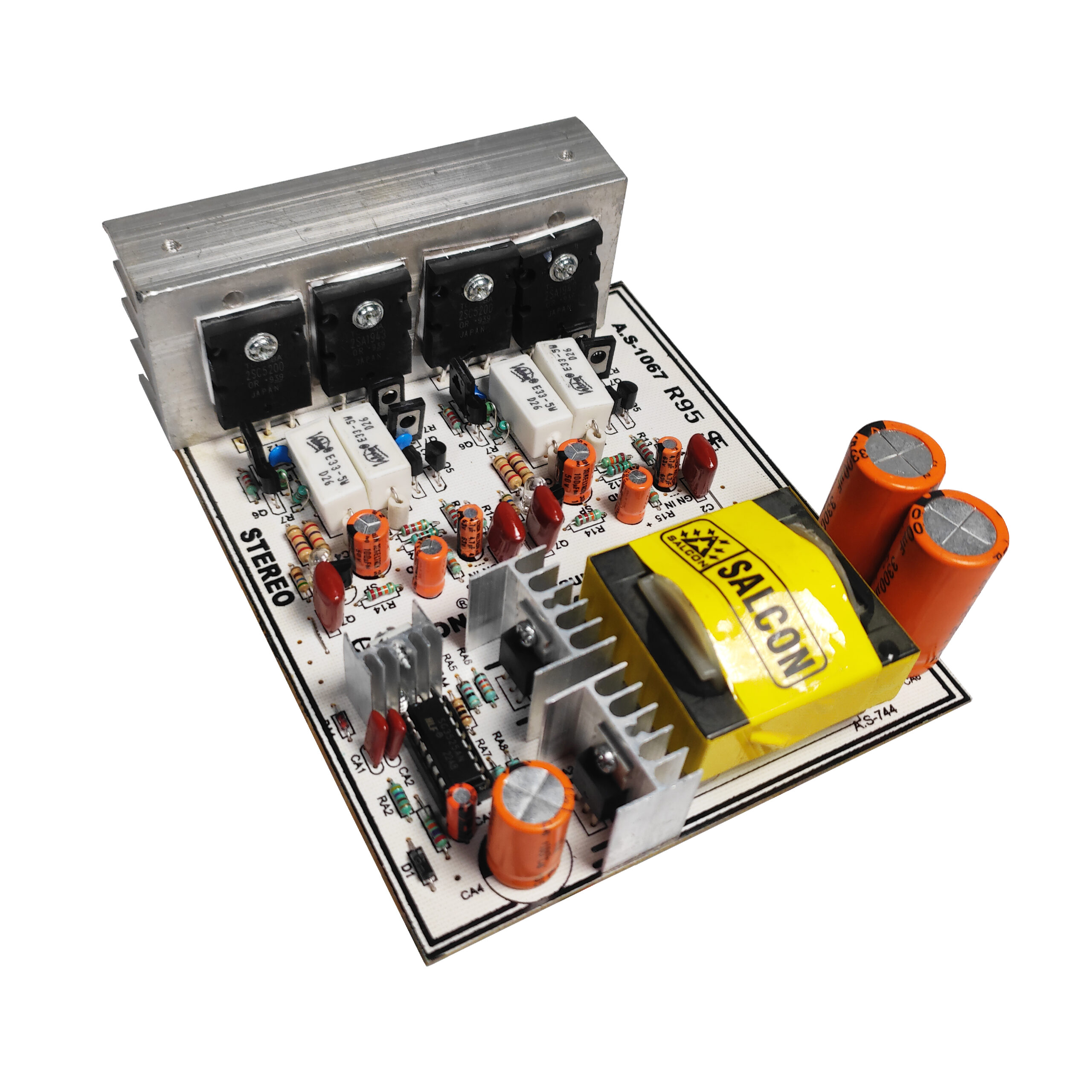 3 Salcon 4 Mosfet Stereo with SMPS 12v to 30v DC to DC (972) - Image 1